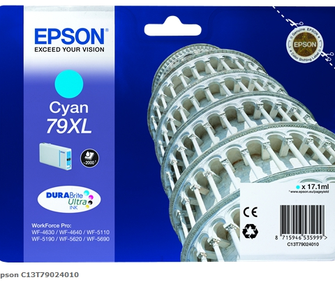 Epson Cartucho de tinta cían C13T79024010 T7902