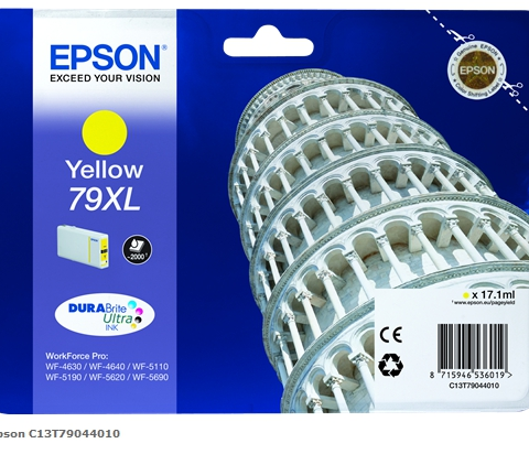 Epson Cartucho de tinta amarillo C13T79044010 T7904