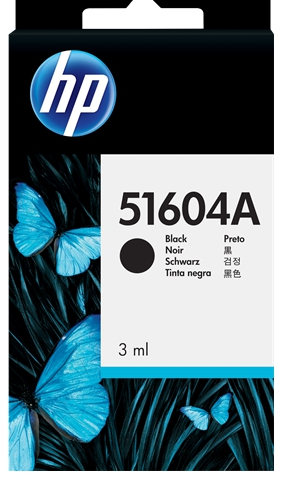HP Cartucho de tinta negro 51604A SPS TIJ 1.0 - cartucho de tinta