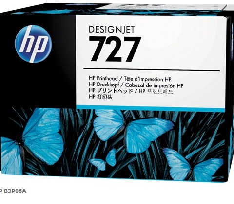 HP Cabezal de impresión B3P06A 727