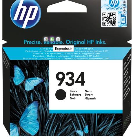 HP Cartucho de tinta negro C2P19AE 934 400 Páginas.