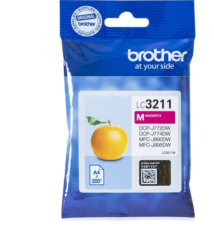 Brother Cartucho LC3211M Magenta Blister