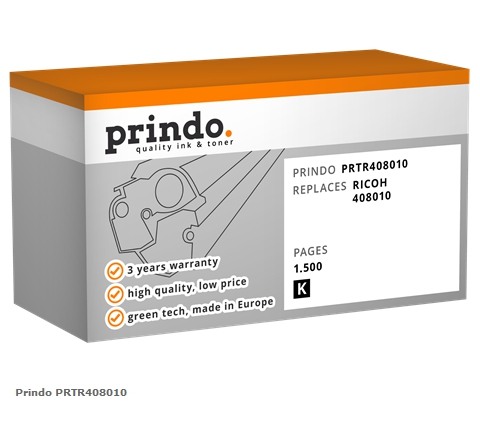 Prindo Tóner negro PRTR408010 Compatible con Ricoh 408010 (SP 150HE)