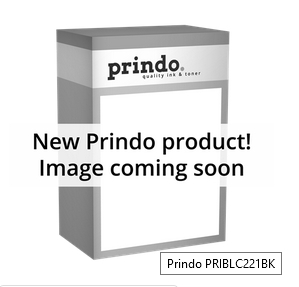 Prindo Cartucho de tinta negro PRIBLC221BK Compatible con Brother LC-221