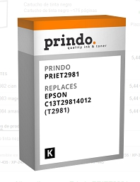 Prindo Cartucho de tinta negro PRIET2981 Compatible con Epson T2981