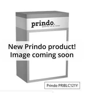 Prindo Cartucho de tinta amarillo PRIBLC121Y Compatible con Brother LC-121