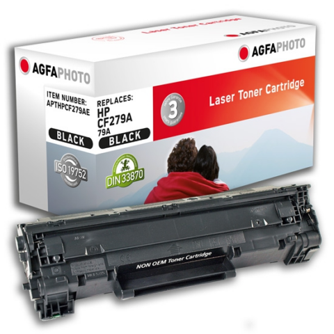 Agfa Photo Tóner negro APTHPCF279AE Compatible con HP 79A