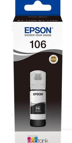 Epson Cartucho Kit Relleno 106 Negro 70ml