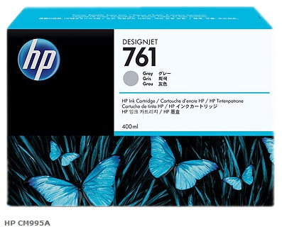 HP Cartucho de tinta gris CM995A 761 400ml