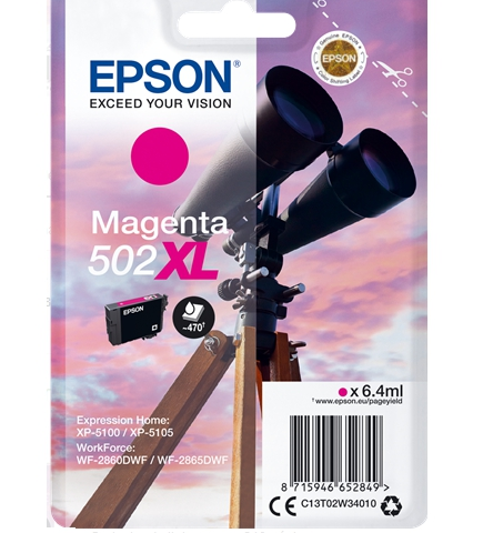 Epson Cartucho de tinta magenta C13T02W34010
