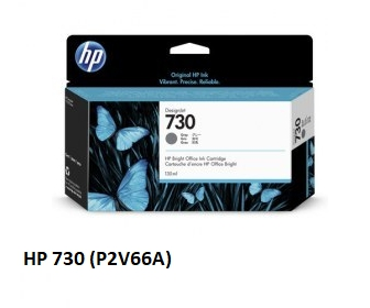 HP Cartucho de tinta Gris P2V66A 730