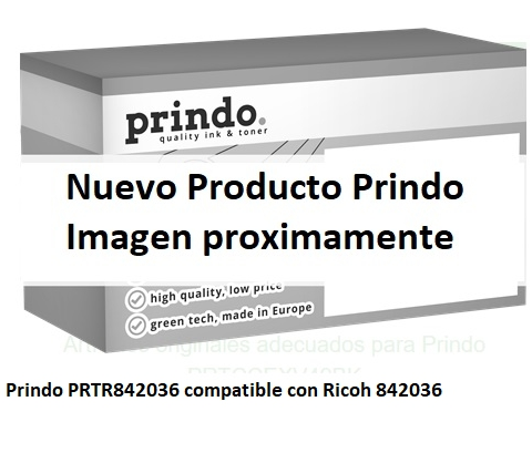 Prindo Tóner magenta PRTR842036 Compatible con Ricoh 842036