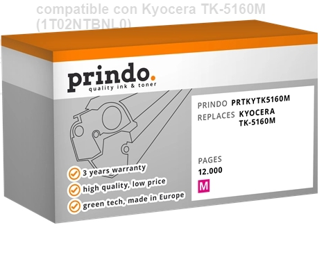 Prindo Tóner magenta PRTKYTK5160M Compatible con Kyocera TK-5160M