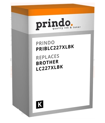 Prindo Cartucho de tinta negro PRIBLC227XLBK alternativa para Brother LC-227XLBK