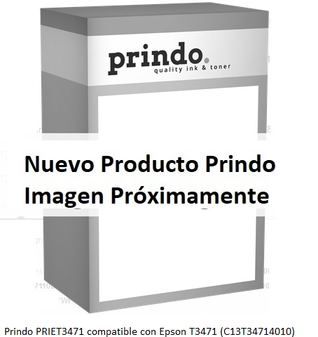 Prindo Cartucho de tinta negro PRIET3471 Compatible con Epson T3471