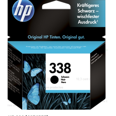 HP Cartucho de tinta negro C8765EE 338