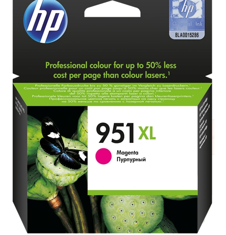 HP Cartucho de tinta magenta CN047AE 951 XL