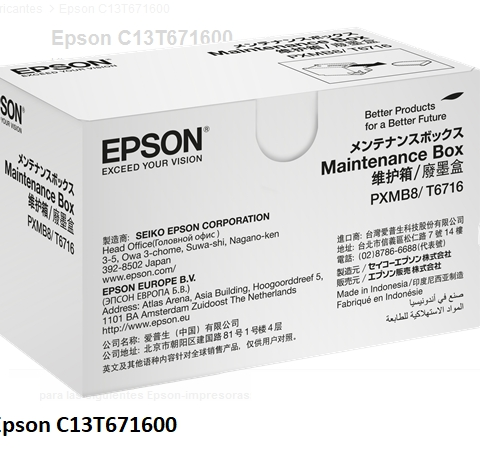 Epson Kit mantenimiento C13T671600