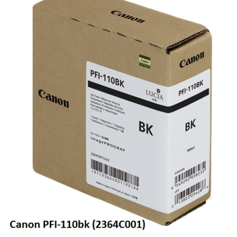 Canon Cartucho de tinta negro PFI-110bk 2364C001
