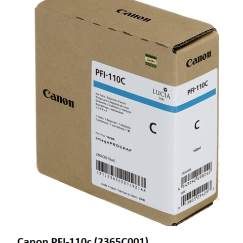 Canon Cartucho de tinta cian PFI-110c 2365C001