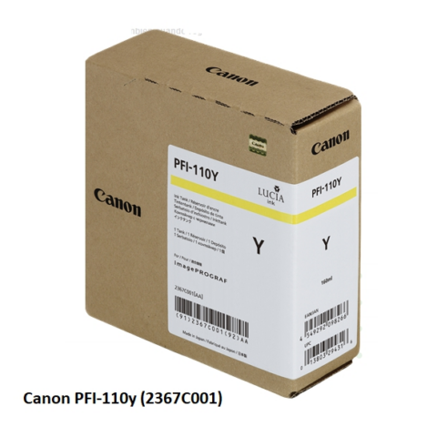 Canon Cartucho de tinta amarillo PFI-110y 2367C001