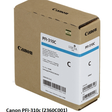 Canon Cartucho de tinta cian PFI-310c 2360C001