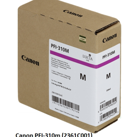 Canon Cartucho de tinta magenta PFI-310m 2361C001