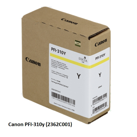 Canon Cartucho de tinta amarillo PFI-310y 2362C001