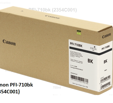 Canon Cartucho de tinta negro PFI-710bk 2354C001