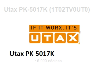 Utax Tóner negro PK-5017K 1T02TV0UT0