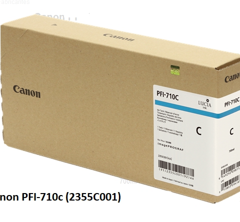 Canon Cartucho de tinta cian PFI-710c 2355C001