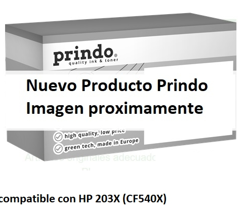 Prindo Tóner negro PRTHPCF540X Compatible con HP 203X