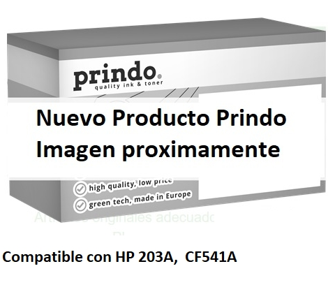 Prindo Tóner cian PRTHPCF541A Compatible con HP 203A