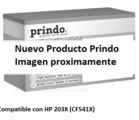 Prindo Tóner cian PRTHPCF541X Compatible con HP 203X (CF541X)