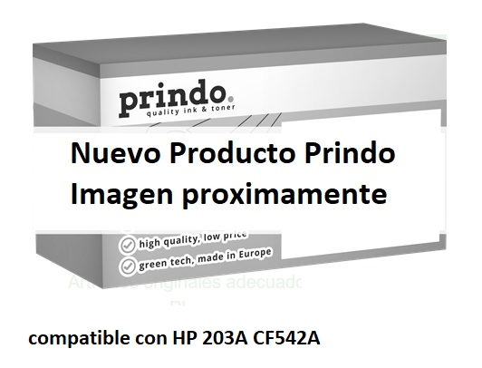 Prindo Tóner amarillo PRTHPCF542A Compatible con HP 203A CF542A
