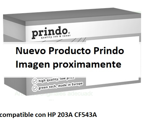 Prindo Tóner magenta PRTHPCF543A Compatible con HP 203A CF543A