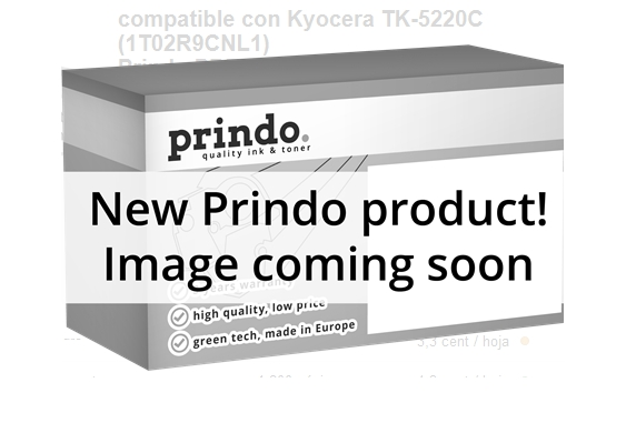 Prindo Tóner cian PRTKYTK5220C Compatible con Kyocera TK-5220C