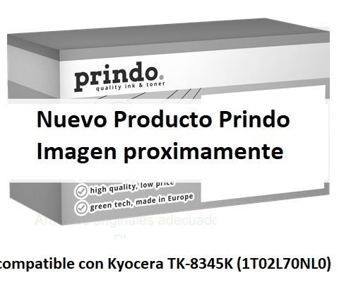 Prindo Tóner negro PRTKYTK8345K Compatible con Kyocera TK-8345K 1T02L70NL0