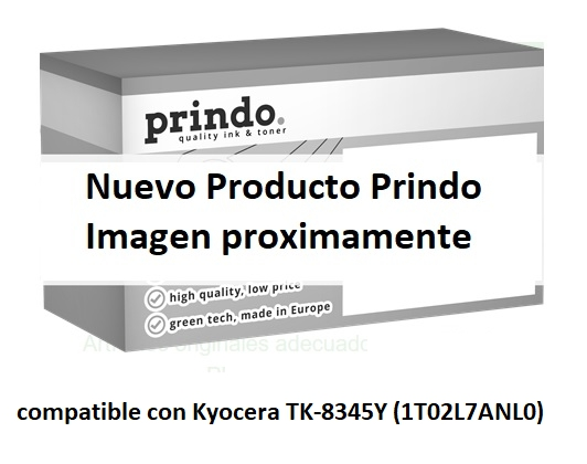 Prindo Tóner amarillo PRTKYTK8345Y Compatible con Kyocera TK-8345Y (1T02L7ANL0