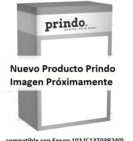 Prindo Cartucho de tinta cian PRIET03R240 Compatible con Epson 102 C13T03R240