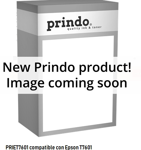 Prindo Cartucho de tinta schwarz foto PRIET7601 Compatible con Epson T7601