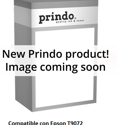 Prindo Cartucho de tinta cian PRIET9072 Compatible con Epson T9072