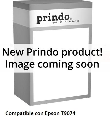 Prindo Cartucho de tinta amarillo PRIET9074 Compatible con Epson T9074