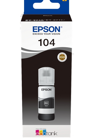 Epson Cartucho Kit Relleno 104 Negro 70ml
