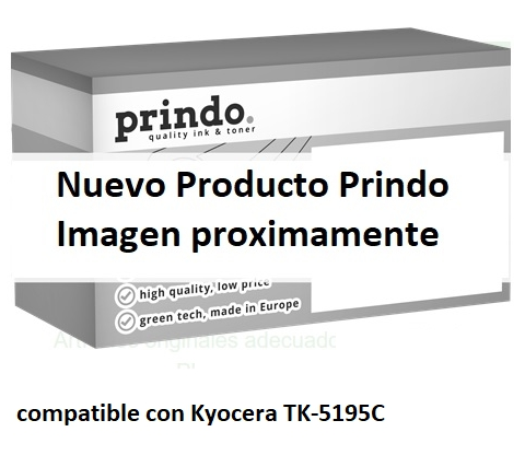 Prindo Tóner cian PRTKYTK5195C Compatible con Kyocera TK-5195C