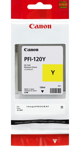 Canon Cartucho de tinta amarillo PFI-120y 2888C001