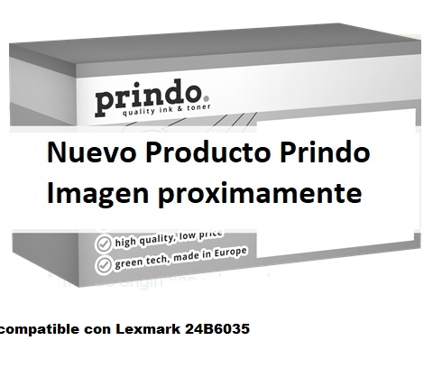 Prindo Tóner negro PRTL24B6035 Compatible con Lexmark 24B6035
