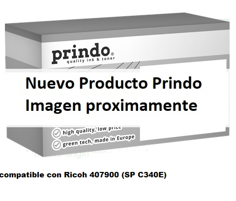 Prindo Tóner cian PRTR407900 Compatible con Ricoh 407900