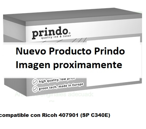 Prindo Tóner magenta PRTR407901 Compatible con Ricoh 407901