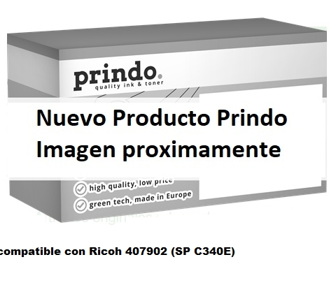Prindo Tóner amarillo PRTR407902 Compatible con Ricoh 407902